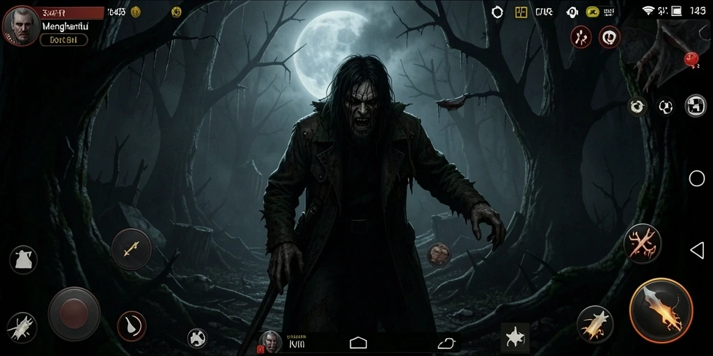 Gameplay menegangkan di dalam dunia penuh teror dan kegelapan