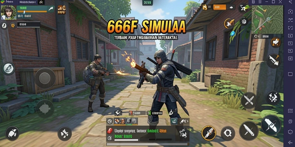 Tampilan gameplay <strong>666F</strong> dengan simulasi interaktif yang menarik.