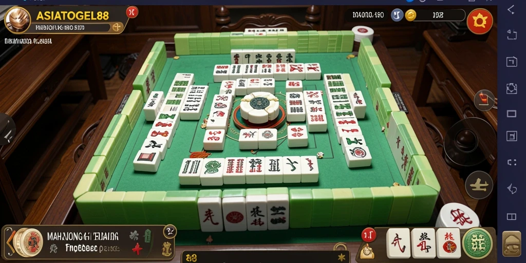 Tampilan action gameplay Mahjong di ASIATOGEL88 yang seru dan interaktif.