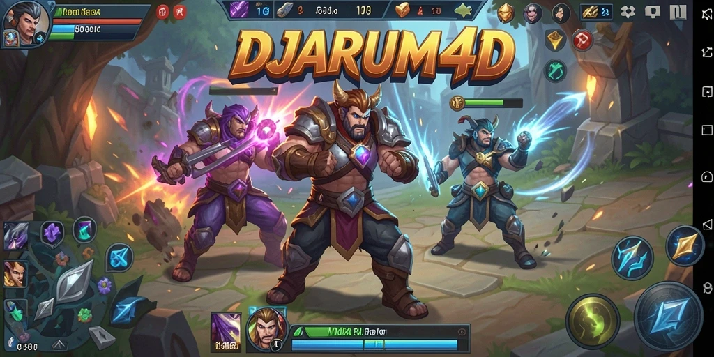Tampilan grafis memukau dalam pertarungan seru DJARUM4D.