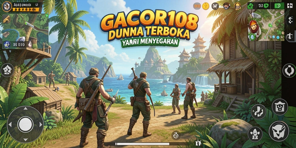 Tampilan gameplay Open World yang mengasyikkan di GACOR108.
