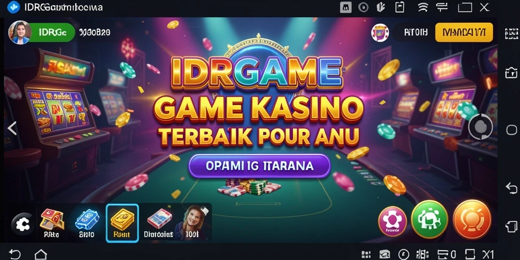 Tampilan gameplay Kasino yang seru dan interaktif di IDRGAME.