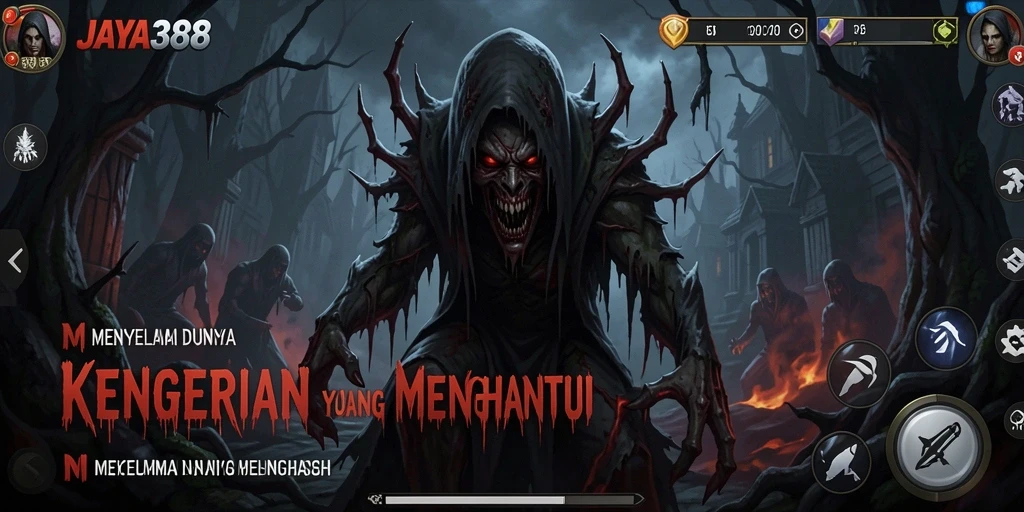 Screenshot JAYA388 menampilkan momen menegangkan dalam dunia horror.