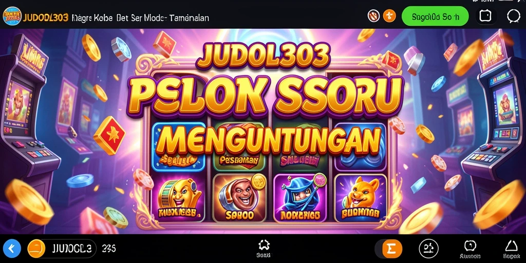 Tampilan gameplay Slot yang menegangkan dan penuh warna.