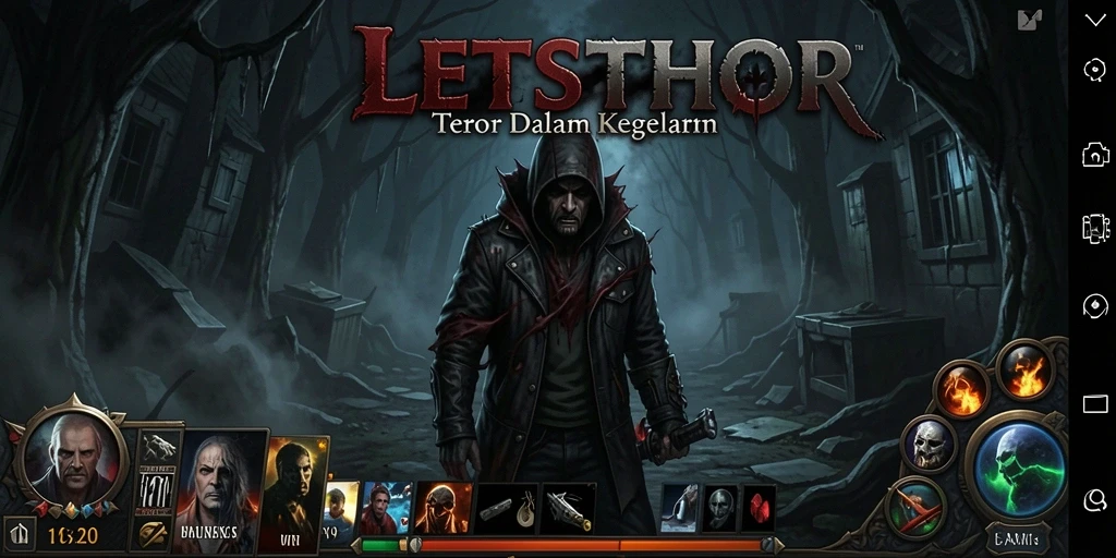 Gameplay LETSTHOR yang menakutkan dan mencekam.