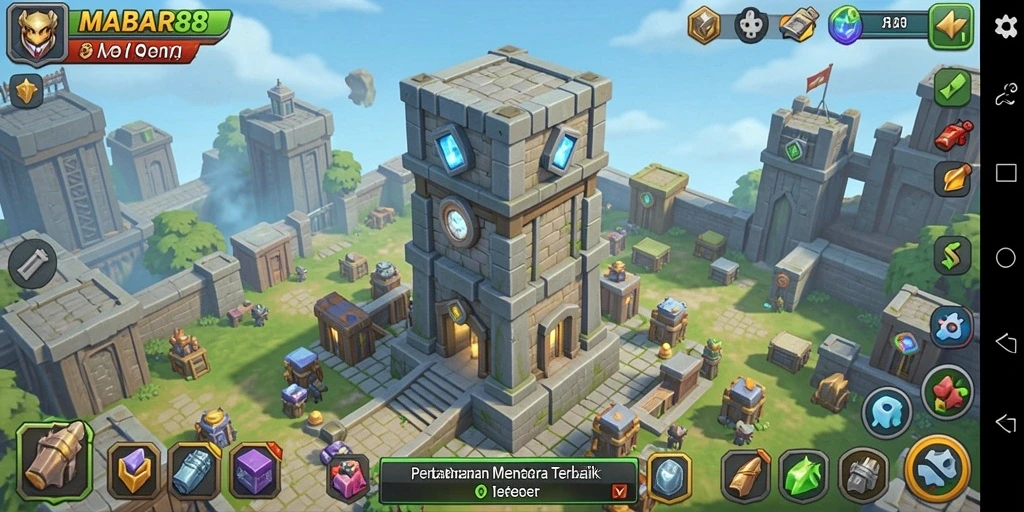 Gameplay MABAR88 yang menawan dan penuh strategi Tower Defense.