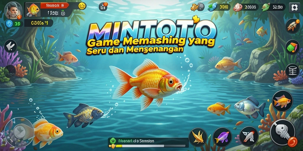 Screenshot MINTOTO menunjukkan aksi memancing yang seru dan grafik yang menakjubkan.