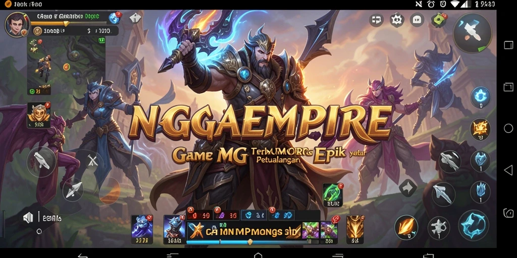 Tampilan visual menakjubkan dari gameplay NAGAEMPIRE dalam petualangan MMORPG.