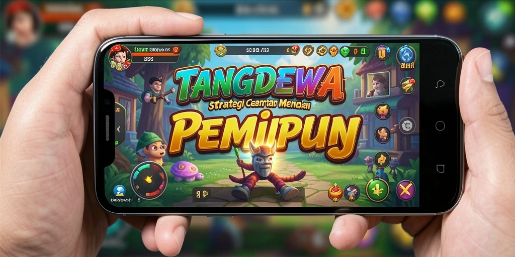 Screenshot gameplay TANGANDEWA yang menunjukkan pertarungan strategi yang mendebarkan.